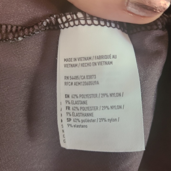 NWOT AEO Mauve Velvet Mini Dress 💜 🌴 - Picture 8 of 10